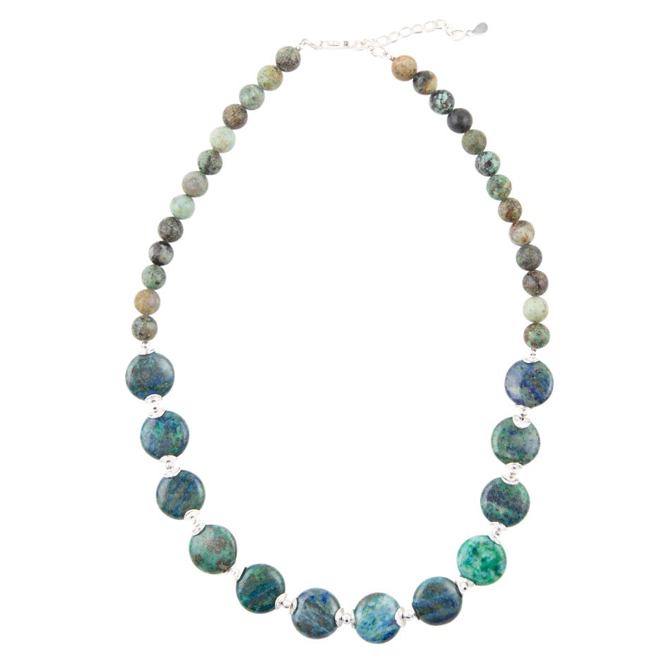 Chrysocolla Chunky Necklace Barse Jewelry