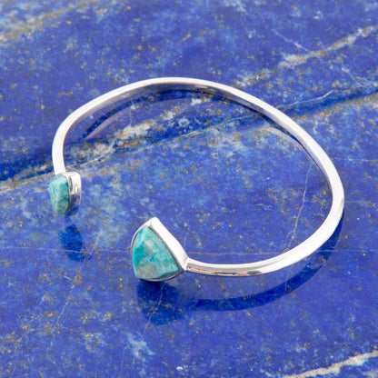 Chrysocolla Open Cuff Bracelet Barse Jewelry