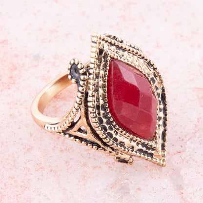 Cleopatra Bordeaux Quartz Ring Barse Jewelry