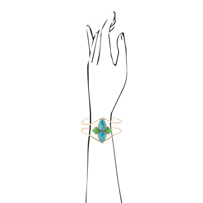 Colors of Turquoise Cuff Bracelet Barse Jewelry