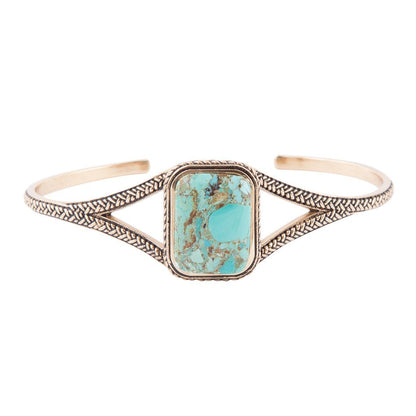 Credence Genuine Turquoise Cuff Bracelet Barse Jewelry