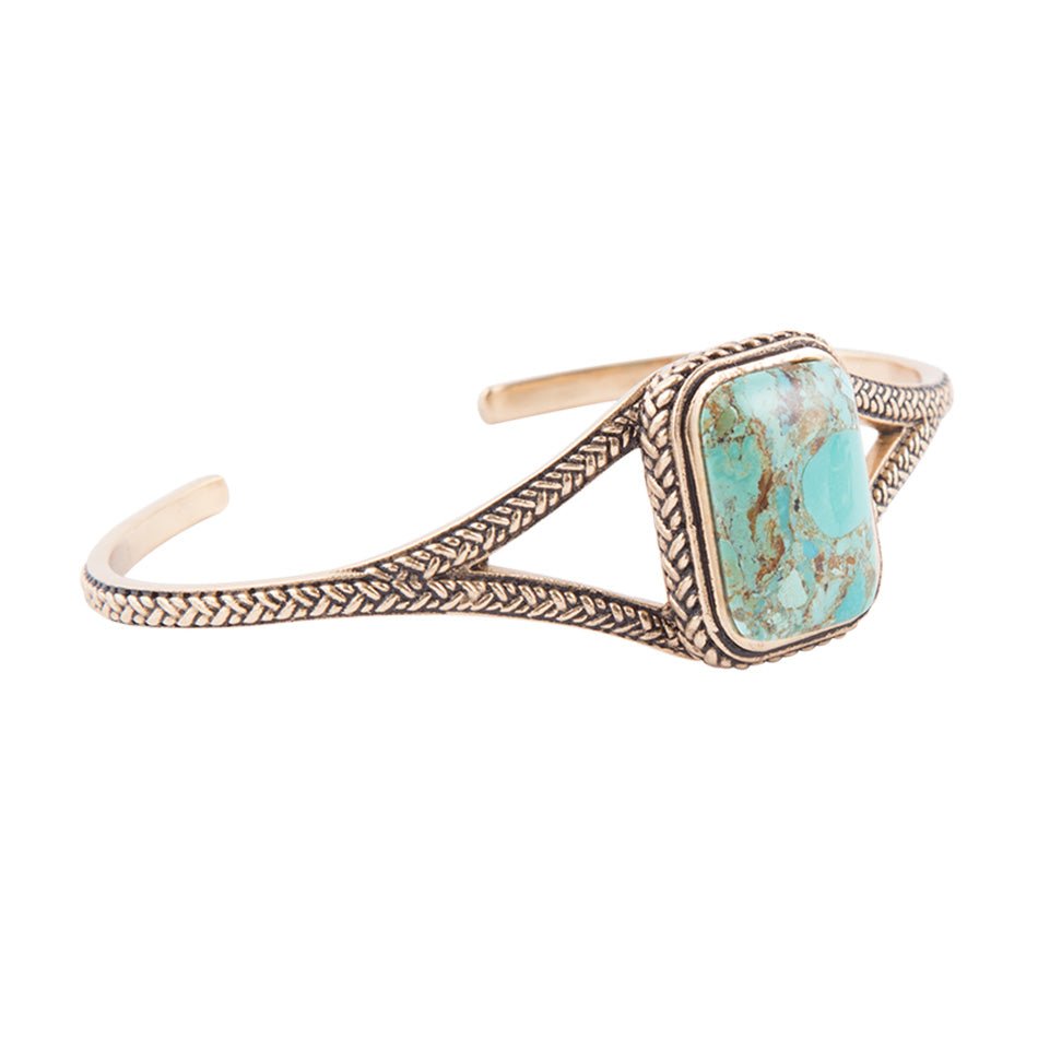 Credence Genuine Turquoise Cuff Bracelet Barse Jewelry