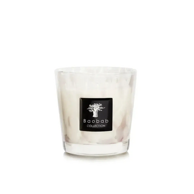 Baobab Collection - Candle White Pearls   