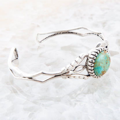 Dainty Turquoise Cuff Bracelet Barse Jewelry