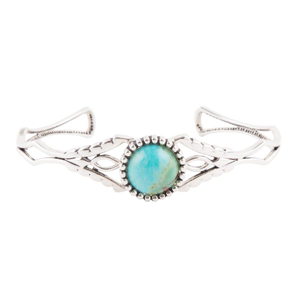 Dainty Turquoise Cuff Bracelet Barse Jewelry