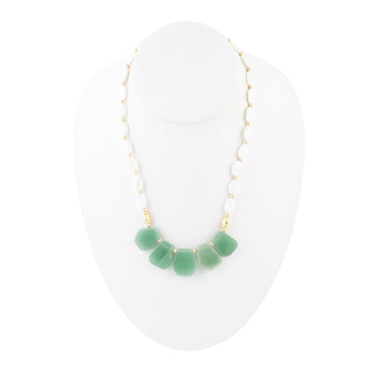 Dani Aventurine and Pearl Necklace Barse Jewelry