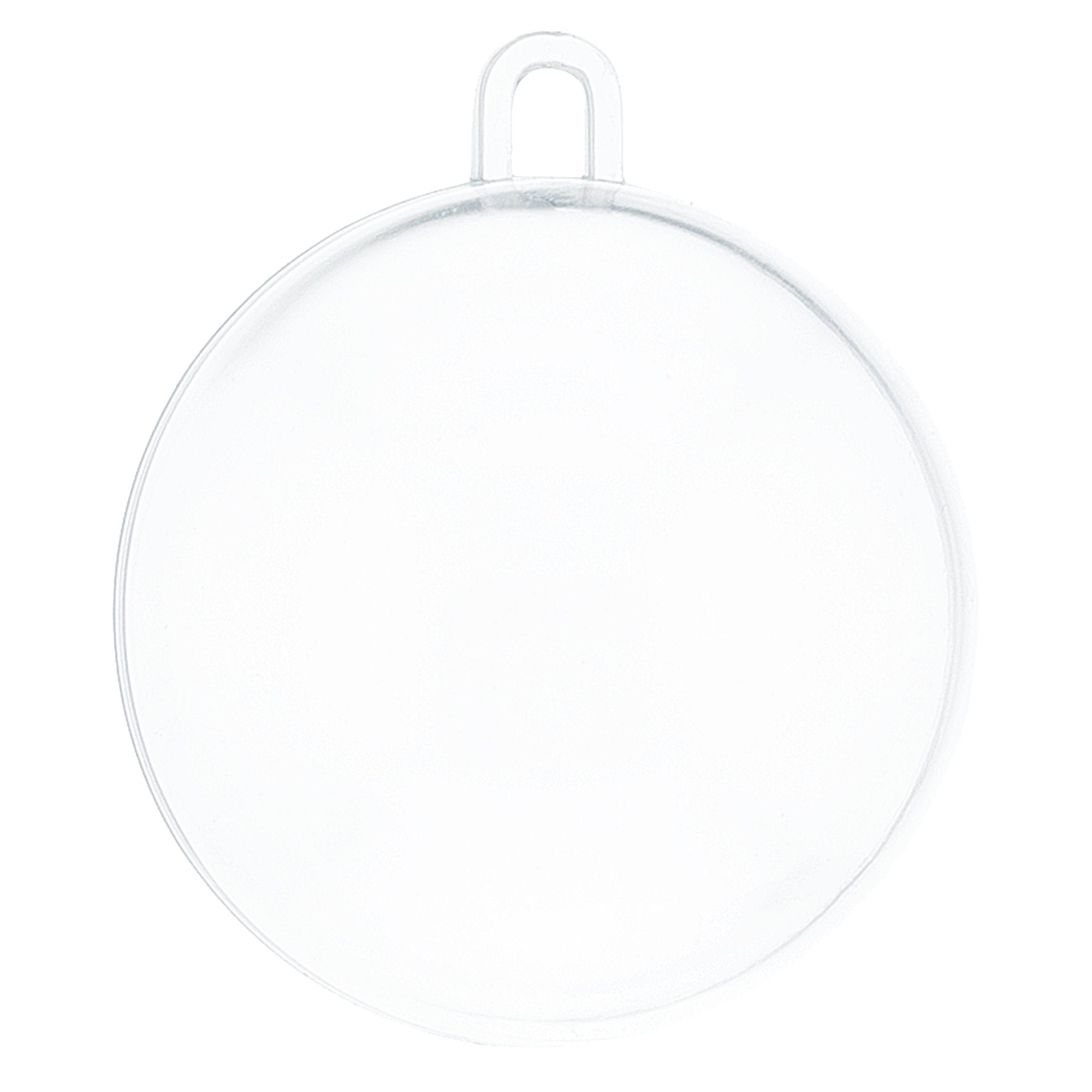 2.36-Inch Clear Plastic Fillable Christmas Ball Ornaments for DIY Crafts: Set of 3 BestPysanky