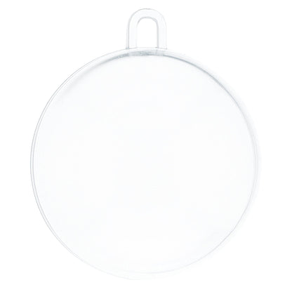 2.36-Inch Clear Plastic Fillable Christmas Ball Ornaments for DIY Crafts: Set of 3 BestPysanky