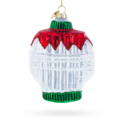 Ugly Christmas Sweater Glass Christmas Ornament