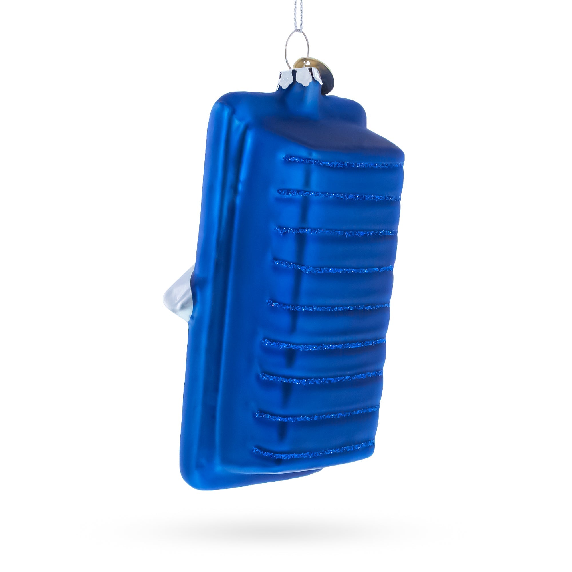 Bacon Pack Glass Christmas Ornament