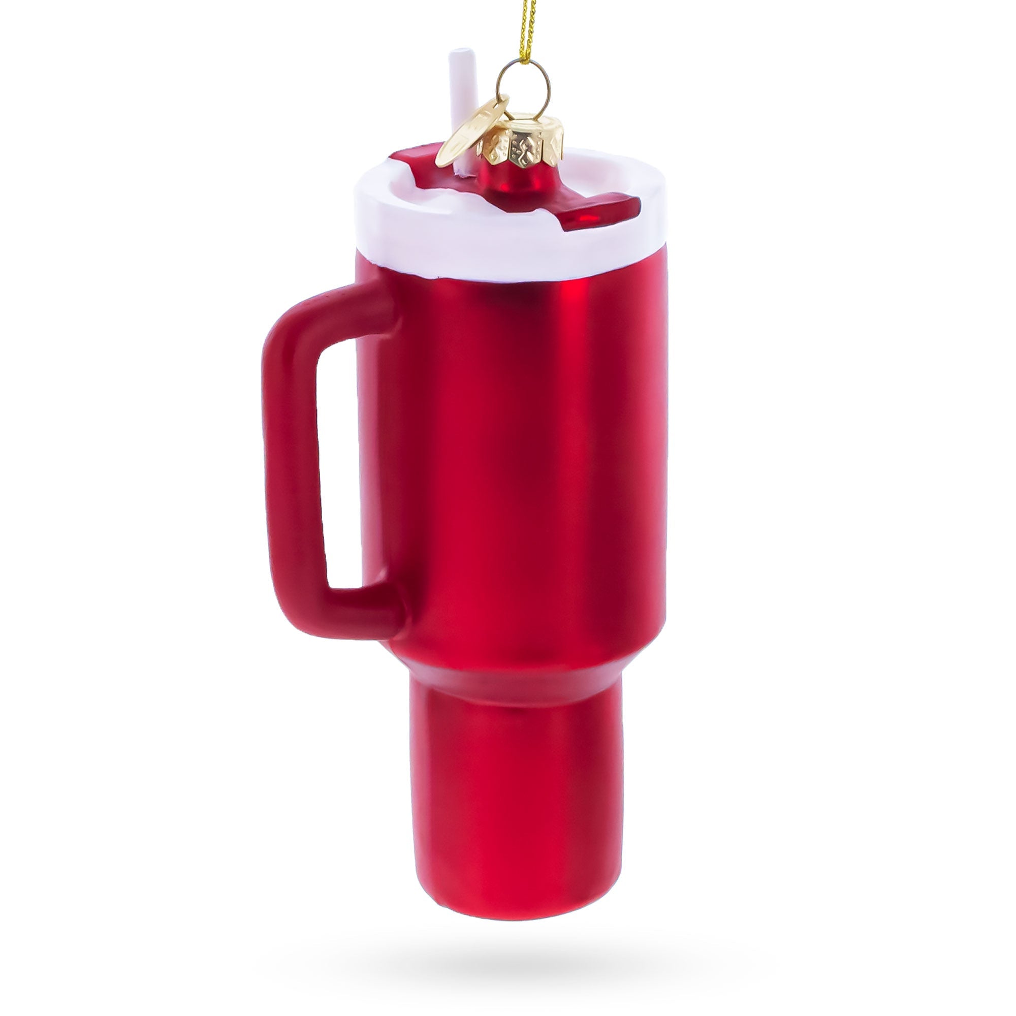 Holiday Coffee Mug Tumbler Glass Christmas Ornament