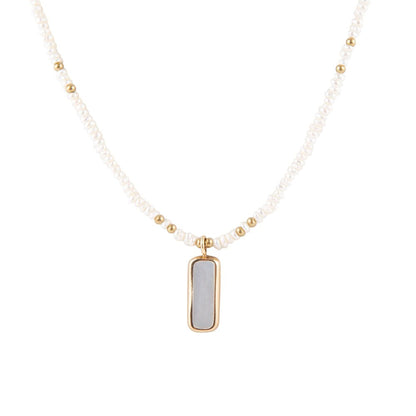 Delicately Mother of Pearl Necklace Barse Jewelry