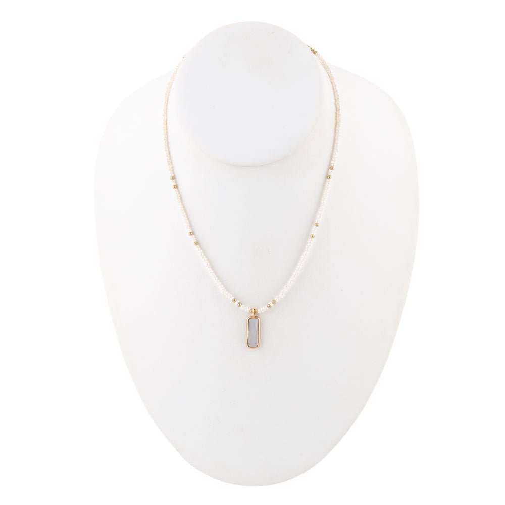 Delicately Mother of Pearl Necklace Barse Jewelry