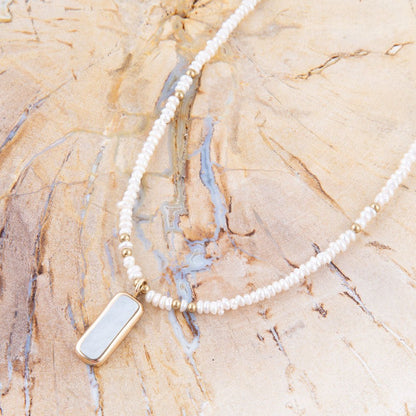 Delicately Mother of Pearl Necklace Barse Jewelry