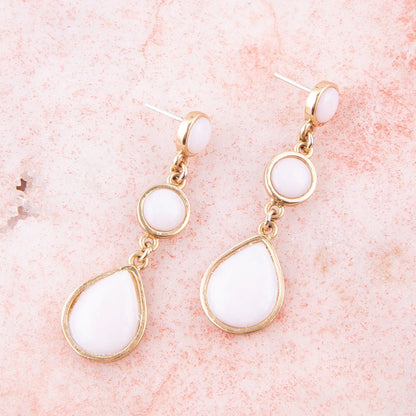 Drops of Pink Opal Earrings Barse Jewelry