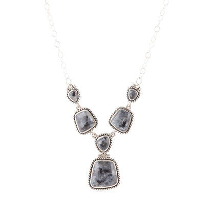 Earth and Sky Labradorite and Sterling Necklace Barse Jewelry