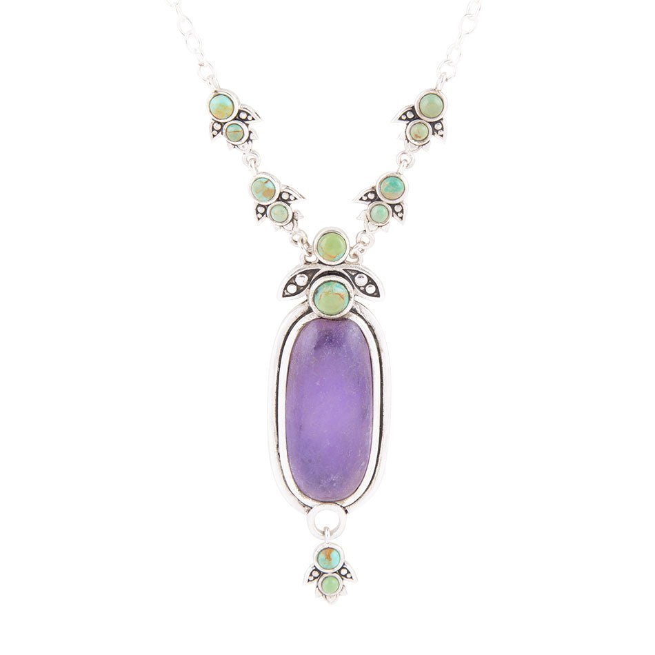 Emile Purple Quartz Sterling Silver Pendant Necklace Barse Jewelry