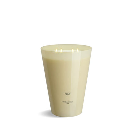 Cereria Molla - Candle - 15.4 lb/7 kg - 7 wick 3XL -  Velvet Wood - Coastous