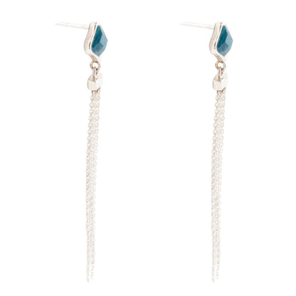 Fringed Apatite Earrings Barse Jewelry