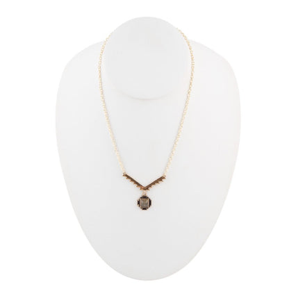 Aztec Labradorite and Bronze Necklace Barse Jewelry