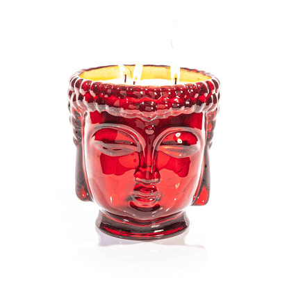 Elizabeth II | 24K Gold Ruby Red Glass Buddha Royale