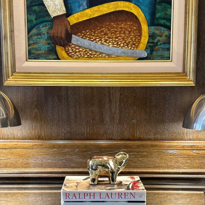 Gold Elephant Candle