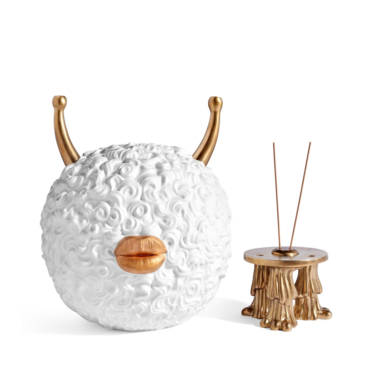 Haas Monster Incense Burner – White by L'Objet