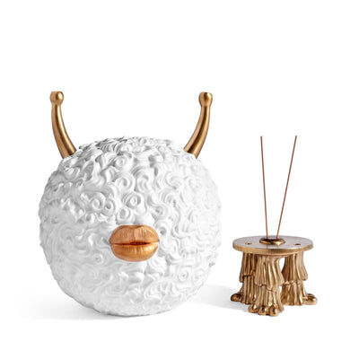 Haas Monster Incense Burner – White by L'Objet