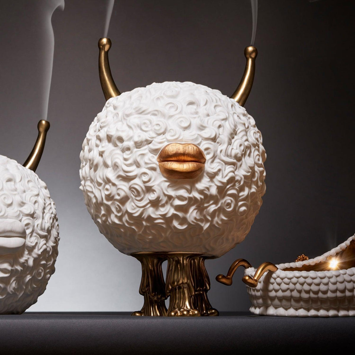 Haas Monster Incense Burner – White by L'Objet