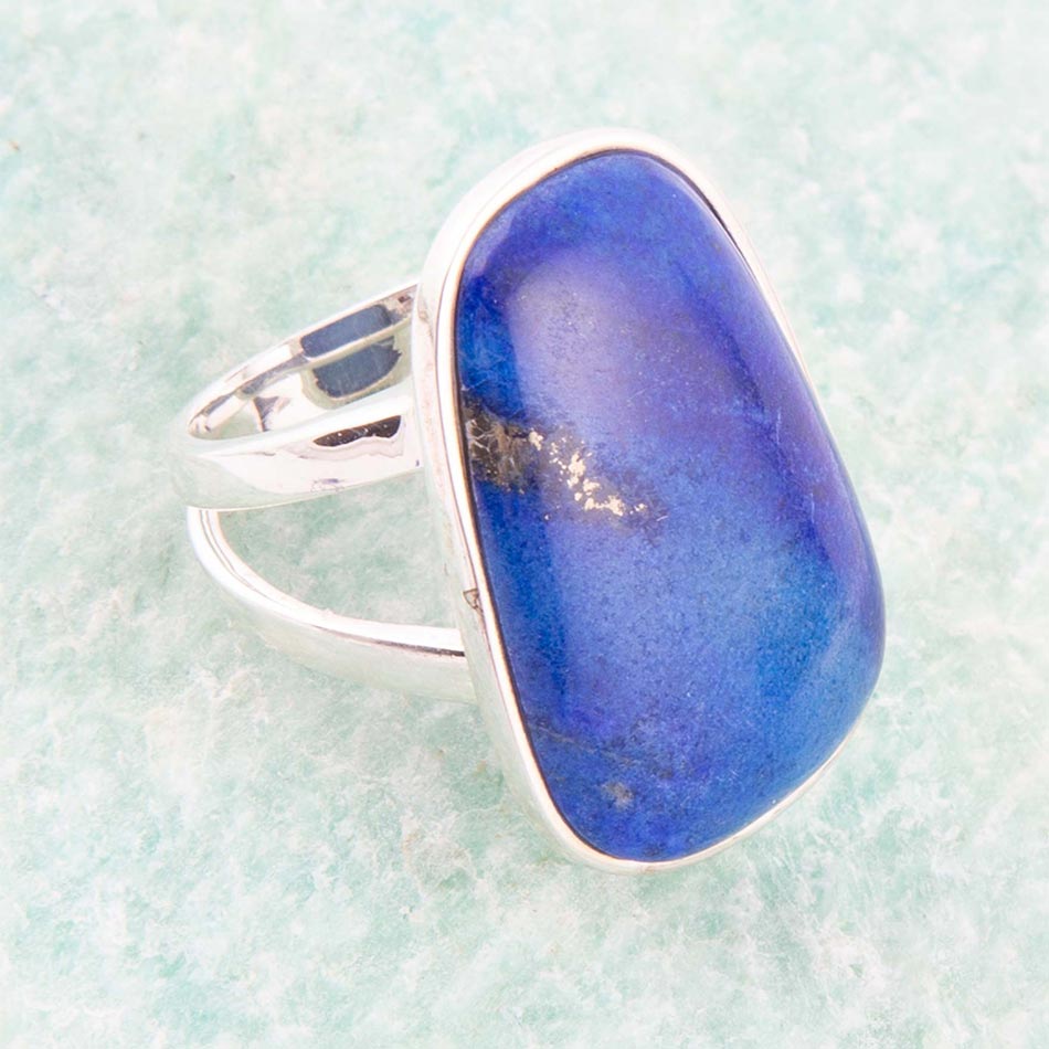 High Class Blue Lapis Sterling Silver Ring Barse Jewelry