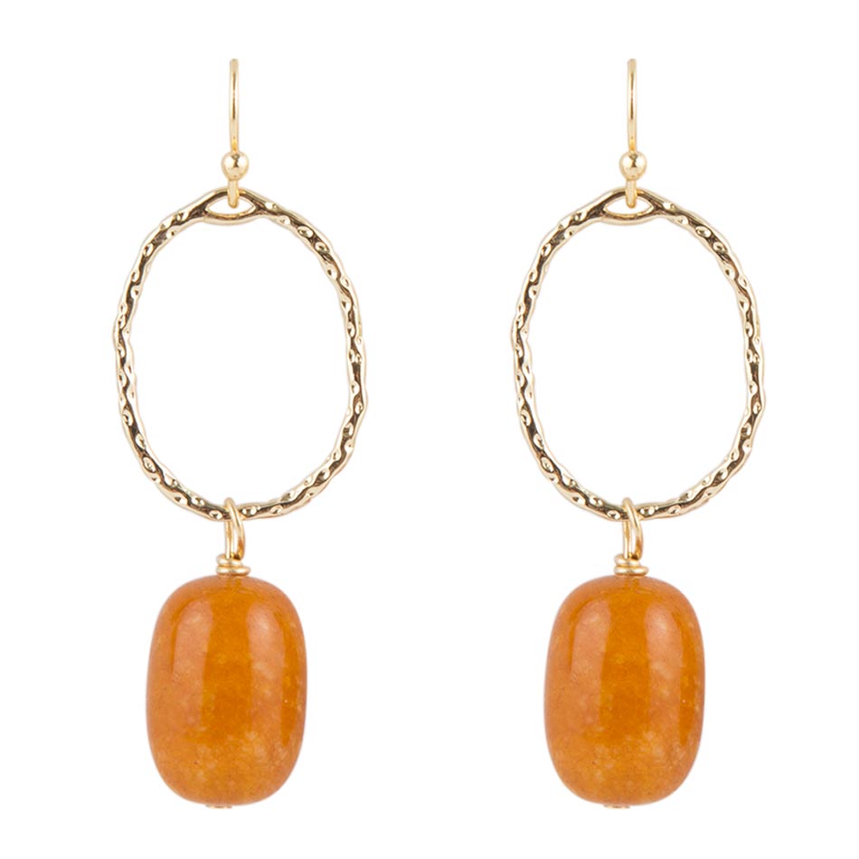 Honey Jades Drops Earrings Barse Jewelry