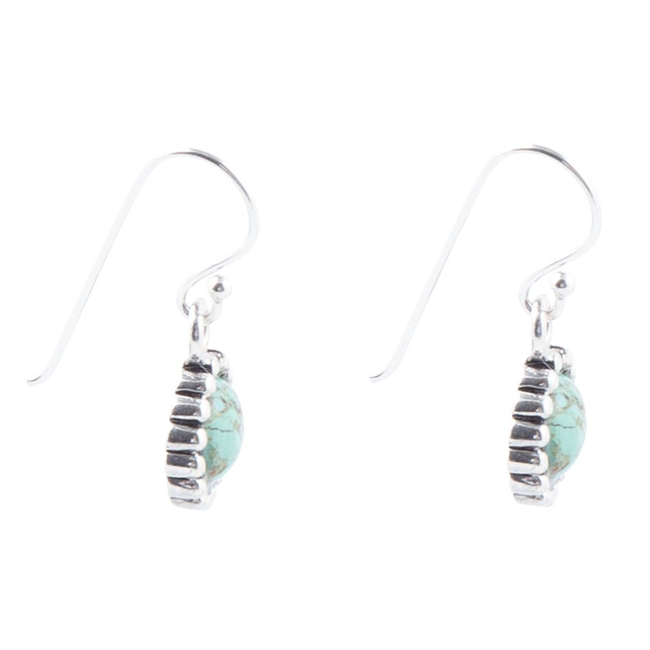 Hope Floats Blue Turquoise Earrings Barse Jewelry