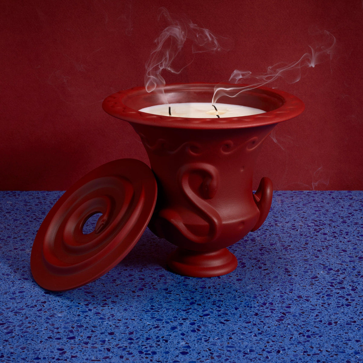 Pantheon Hydra Veti-Vert 3-Wick Candle – Terracotta by L'Objet
