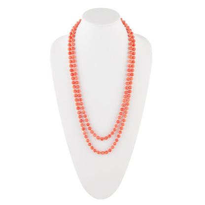 Immeasurable Bead Necklace-Melon Jade Barse Jewelry