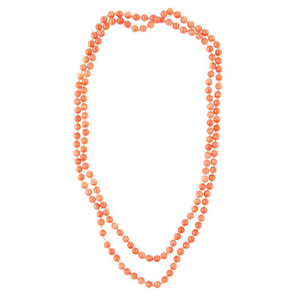 Immeasurable Bead Necklace-Melon Jade Barse Jewelry
