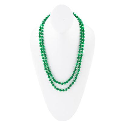 Immeasurable Green Onyx Wrap Necklace Barse Jewelry