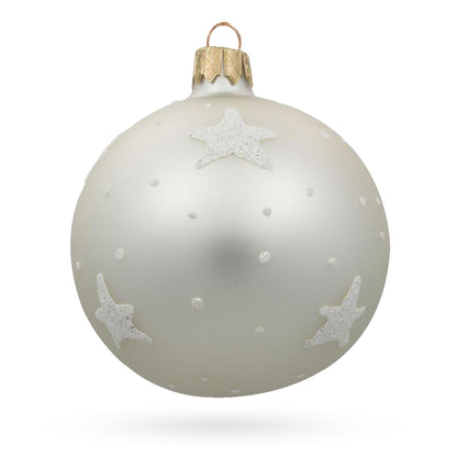 Snowman with Christmas Tree and Gifts Glass Ball Ornament 3.25 Inches