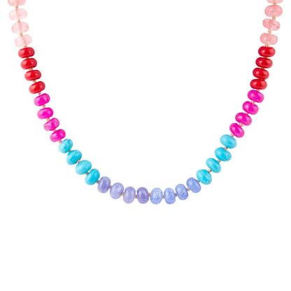 Kaleidoscope Multistone Strand Necklace Barse Jewelry