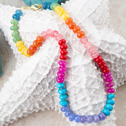 Kaleidoscope Multistone Strand Necklace Barse Jewelry