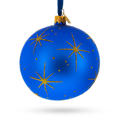 Sacred Nativity Gathering Glass Ball Christmas Ornament 4 Inches