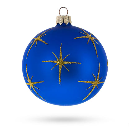 Peaceful Jesus Baby Asleep Nativity Glass Ball Christmas Ornament 3.25 Inches