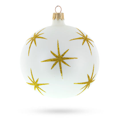 Statue of Liberty with USA Flag, New York City Glass Ball Christmas Ornament 4 Inches