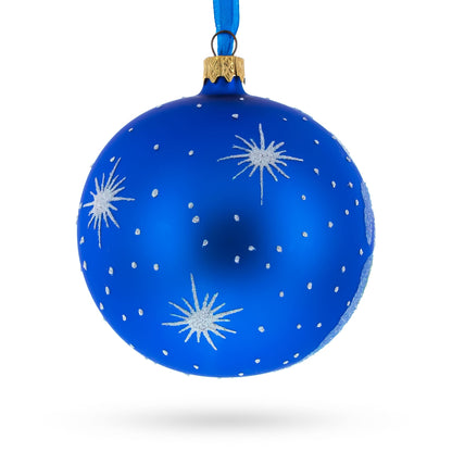 Statue of Liberty, New York Glass Ball Christmas Ornament 4 Inches