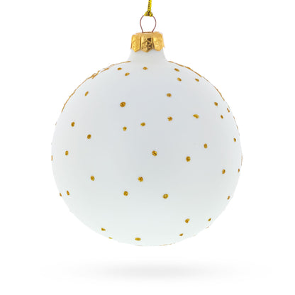 Trumpet and Drum Music Instruments Glass Ball Christmas Ornament 4 Inches