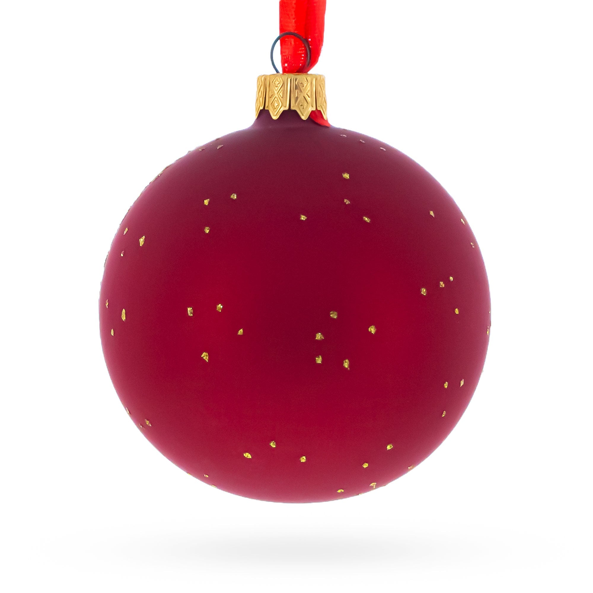 Culinary Artist Chief Handcrafted Glass Ball Christmas Ornament 3.25 Inches