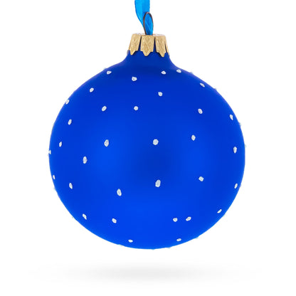 Motorcycle Glass Ball Christmas Ornament 3.25 Inches