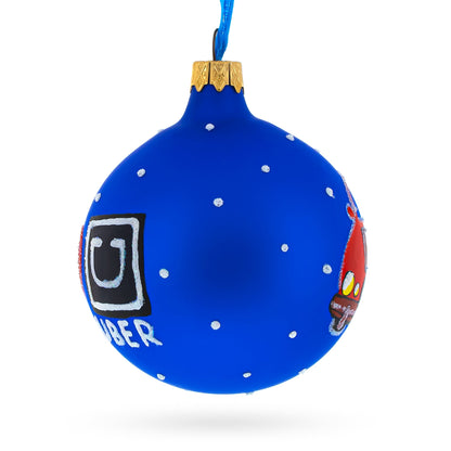The Taxi Cab Glass Ball Christmas Ornament 3.25 Inches BestPysanky