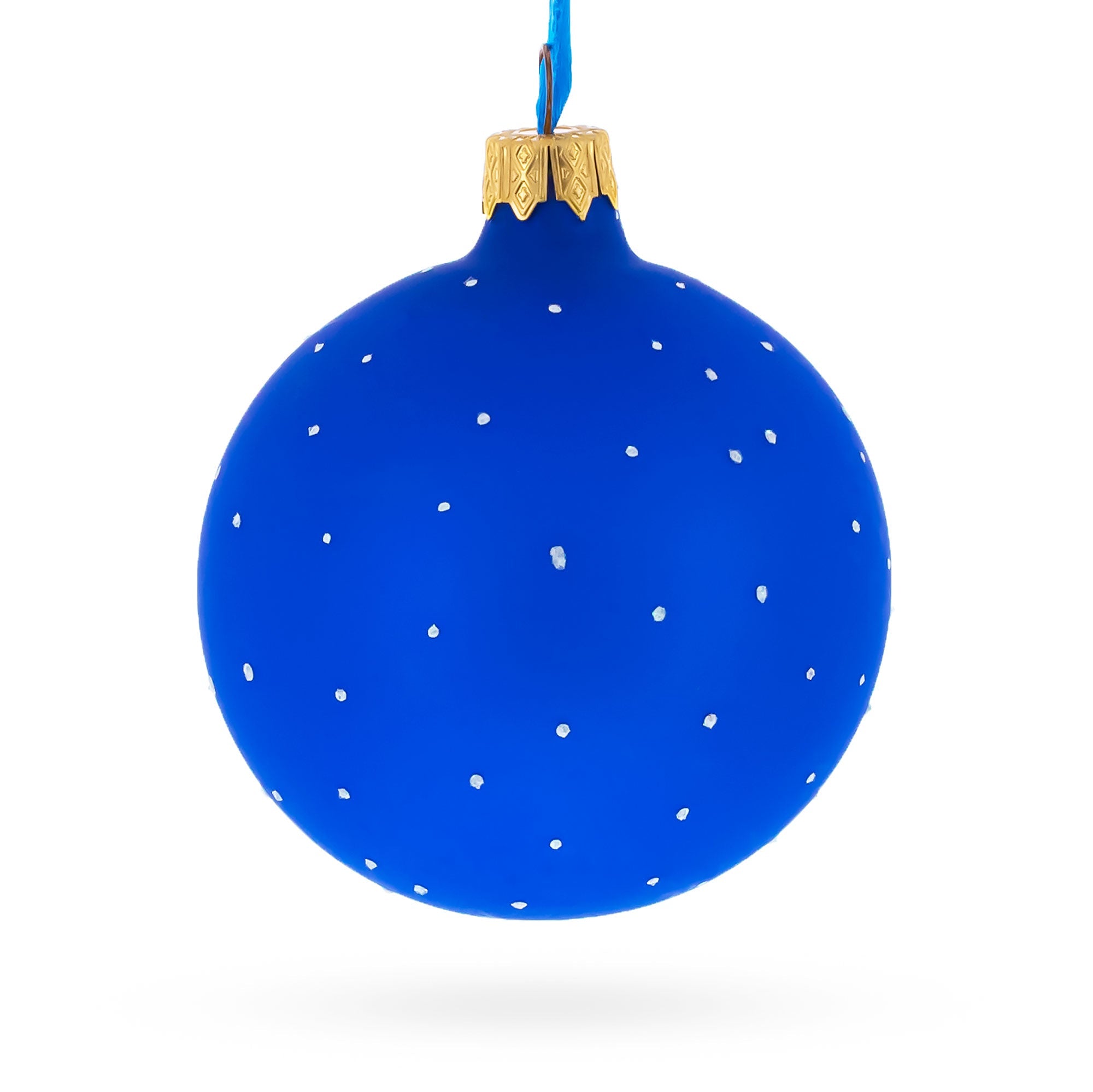 Red Cardinals by Lantern Glass Ball Christmas Ornament 3.25 Inches