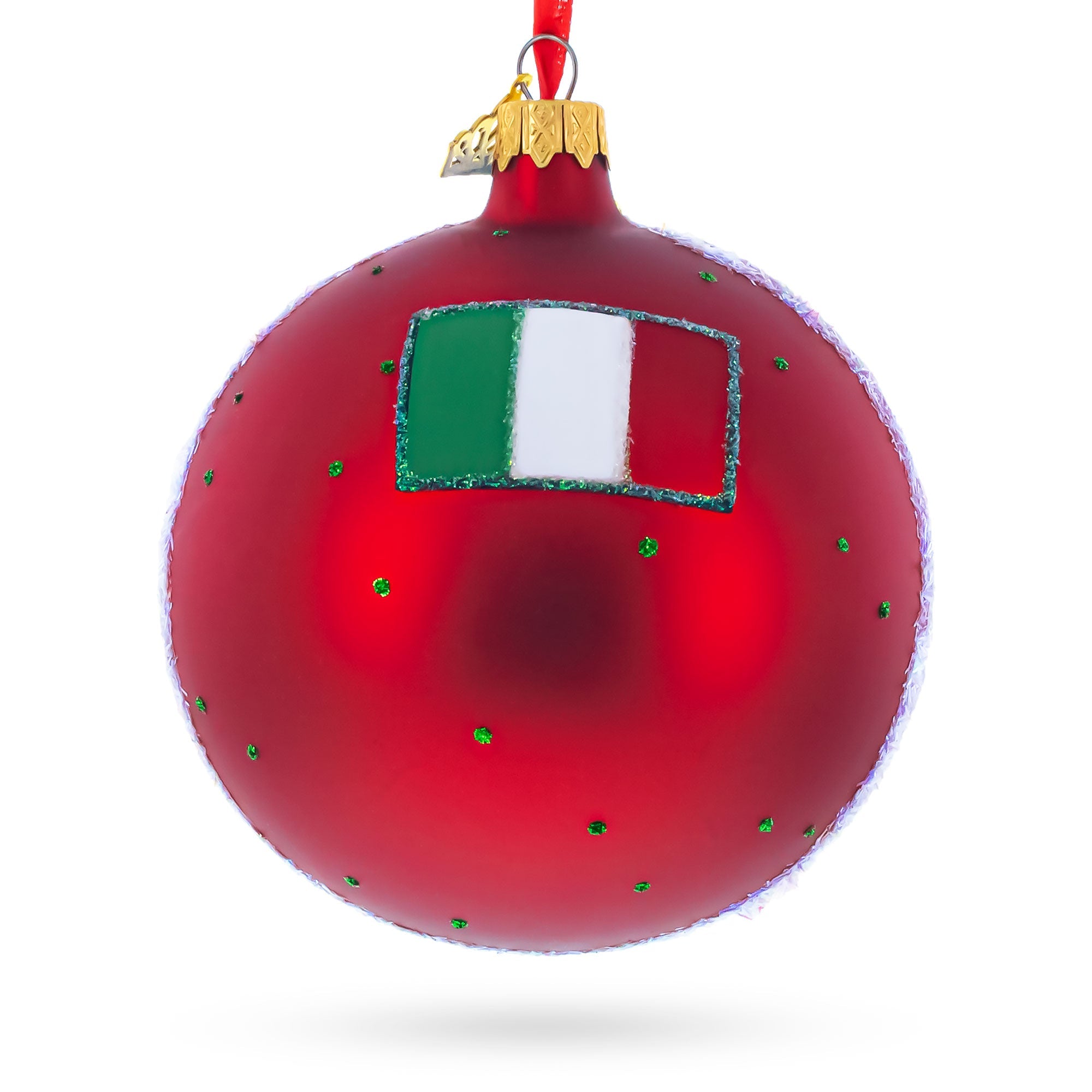 Venetia, Italy Glass Ball Christmas Ornament 4 Inches