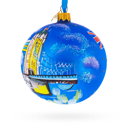 Tower Bridge, London, United Kingdom Glass Ornament 4 Inches BestPysanky